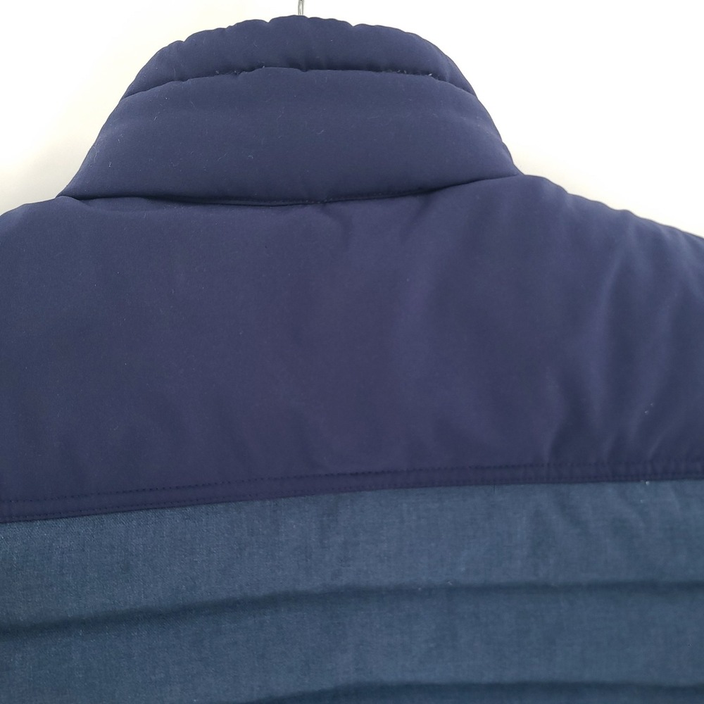 LL Bean Jacket Mens Medium Blue Downtech Full Zip Regular Down Nylon Polyester - Picture 14 of 15